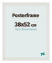 Posterrahmen 38x52cm Weiss Matt MDF Parma Messe | Yourdecoration.de