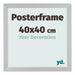 Posterrahmen 40x40cm Silber MDF Parma Messe | Yourdecoration.de