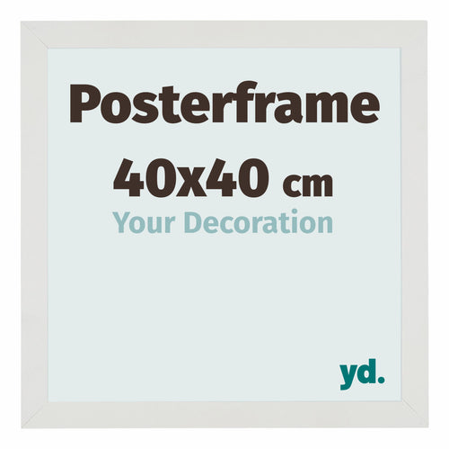 Posterrahmen 40x40cm Weiss Matt MDF Parma Messe | Yourdecoration.de