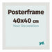 Posterrahmen 40x40cm Weiss Matt MDF Parma Messe | Yourdecoration.de