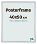 Posterrahmen 40x50cm Silber Kunststoff Paris Messe | Yourdecoration.de