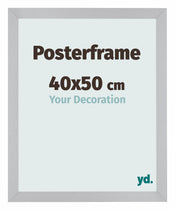 Posterrahmen 40x50cm Silber MDF Parma Messe | Yourdecoration.de