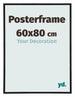 Posterrahmen 60x80cm Schwarz Matt Kunststoff Paris Messe | Yourdecoration.de