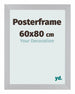 Posterrahmen 60x80cm Silber MDF Parma Messe | Yourdecoration.de