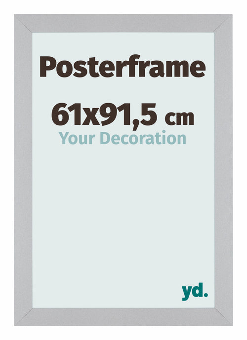 Posterrahmen 61x91,5cm Silber MDF Parma Messe | Yourdecoration.de