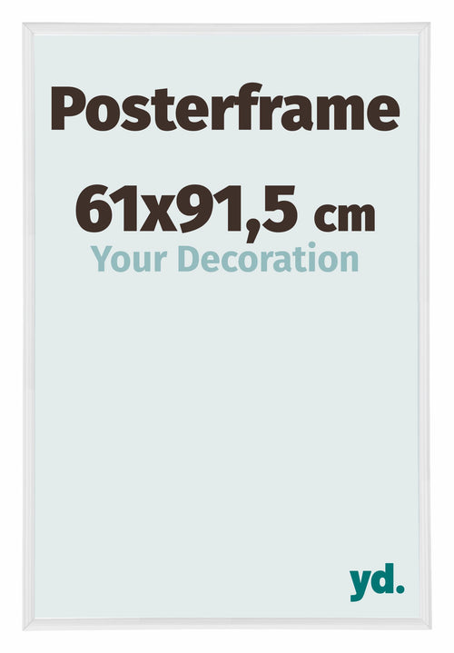 Posterrahmen 61x91,5cm Weiss Hochglanz Kunststoff Paris Messe | Yourdecoration.de