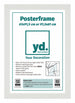 Posterrahmen 61x91,5cm Weiss MDF Vorne Inlay | Yourdecoration.de