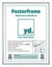 Posterrahmen Kunststoff 30x40cm Silber Vorne Messe | Yourdecoration.de