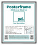 Posterrahmen Kunststoff 38x52cm Schwarz Matt Vorne Messe | Yourdecoration.de