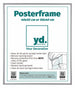 Posterrahmen Kunststoff 40x50cm Silber Vorne Messe | Yourdecoration.de