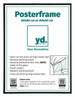 Posterrahmen Kunststoff 60x80cm Schwarz Matt Vorne Messe | Yourdecoration.de