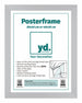 Posterrahmen MDF 30x40cm Matt Silber Vorne Messe | Yourdecoration.de