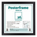 Posterrahmen MDF 40x40cm Schwarz Matt Vorne Messe | Yourdecoration.de