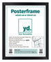 Posterrahmen MDF 40x50cm Schwarz Matt Vorne Messe | Yourdecoration.de