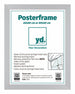 Posterrahmen MDF 60x80 Matt Silber Vorne Messe | Yourdecoration.de