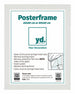 Posterrahmen MDF 60x80 Weiss Matt Vorne Messe | Yourdecoration.de