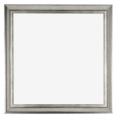 Sheffield Holz Bilderrahmen 25x25cm Silber Schwarz Gewischt Vorne | Yourdecoration.de