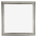 Sheffield Holz Bilderrahmen 25x25cm Silber Schwarz Gewischt Vorne | Yourdecoration.de