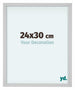 Virginia Aluminium Bilderrahmen 24x30cm Weiss Vorne Messe | Yourdecoration.de