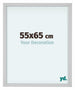 Virginia Aluminium Bilderrahmen 55x65cm Weiss Vorne Messe | Yourdecoration.de