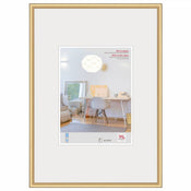 Walther Design New Lifestyle Kunststoff Bilderrahmen 42x59 4cm A2 Gold Vorne | Yourdecoration.de