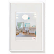 Walther Design New Lifestyle Kunststoff Bilderrahmen 50x60cm Weiss Vorne | Yourdecoration.de