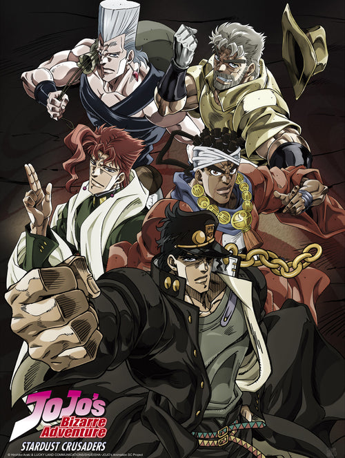 Jojos Bizarre Adventure Stardust Crusaders Poster 38X52cm | Yourdecoration.de