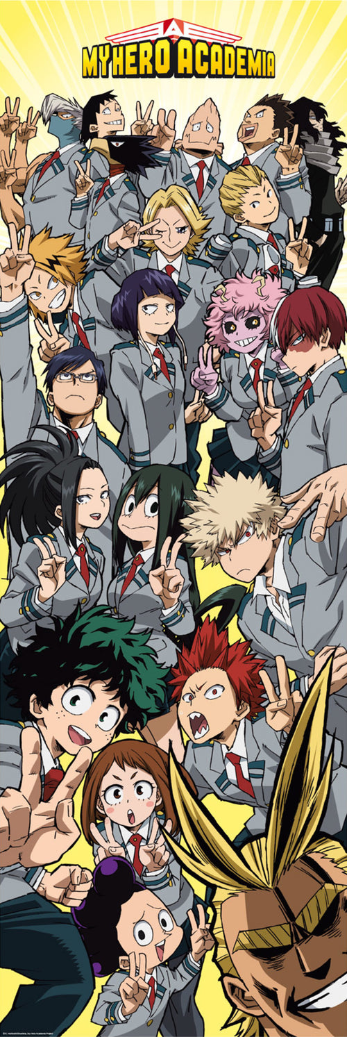 Abystyle My Hero Academia Door Poster Classroom Poster 53X158cm | Yourdecoration.de