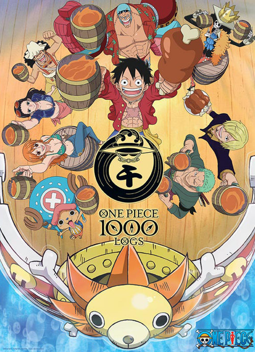 One Piece 1000 Logs Cheers Poster 38X52cm | Yourdecoration.de