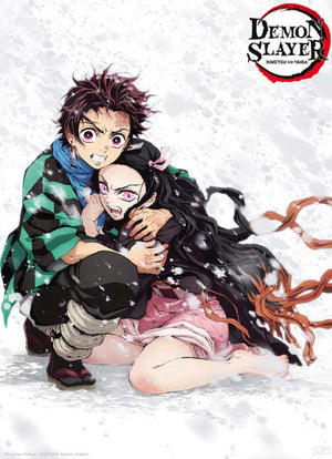 ABYstyle Demon Slayer Tanjiro & Nezuko Snow Poster 38x52cm | Yourdecoration.de