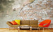 Dimex Grunge Wall Fototapete 375x250cm 5-Bahnen Sfeer | Yourdecoration.nl