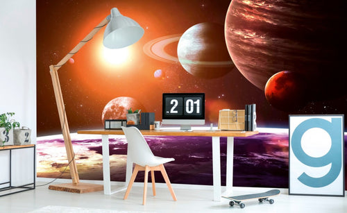 Dimex Solar System Fototapete 375x250cm 5-Bahnen Interieur | Yourdecoration.de