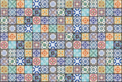 Dimex Vintage Tiles Fototapete 375x250cm 5-Bahnen | Yourdecoration.de