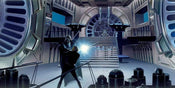 Komar Star Wars Classic RMQ Duell Throneroom Vlies Fototapete 500x250cm 10-bahnen | Yourdecoration.de