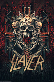 gbeye gbydco300 slayer skullagramm poster 61x91 5cm | Yourdecoration.de