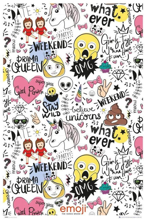 GBeye Emoji Millennials Poster 61x91,5cm | Yourdecoration.de