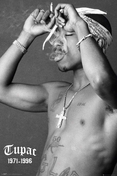 GBeye Tupac Smoke Poster 61x91,5cm | Yourdecoration.de