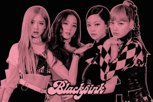 GBeye Black Pink Group Pink Poster 61x91,5cm | Yourdecoration.de