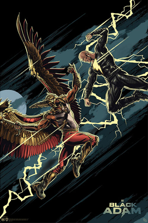 gebeye gbydco071 dc comics black adam vs hawkman poster 61x91 5cm | Yourdecoration.de