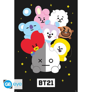 Grupo Erik GBYDCO546 Bt21 Characters Poster 61X91,5cm | Yourdecoration.de