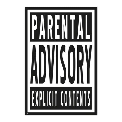 Grupo Erik GPE4148 Parental Advisory Vertical Poster 61X91,5cm | Yourdecoration.de