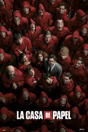 Grupo Erik GPE5482 Money Heist War Poster 61X91,5cm | Yourdecoration.de