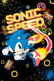 Grupo Erik GPE5489 Sonic Speed Poster 61X91,5cm | Yourdecoration.de