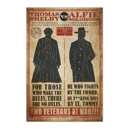 Grupo Erik GPE5591 Peaky Bilnders Thomas Vs Alfie Poster 61X91,5cm | Yourdecoration.de