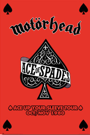 grupo erik gpe5710 motorhead ace up your sleeve tour poster 61x91-5 cm | Yourdecoration.de