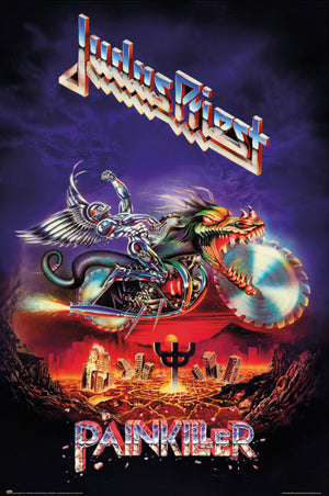 grupo erik gpe5713 judas priest painkiller poster 61x91,5cm | Yourdecoration.de