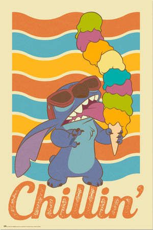 grupo erik gpe5732 stitch chillin poster 61x91 5cm | Yourdecoration.de