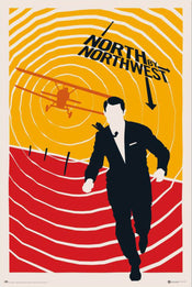 grupo erik gpe5746 north by northwest 100th anniversary wb poster 61x91 5cm | Yourdecoration.de