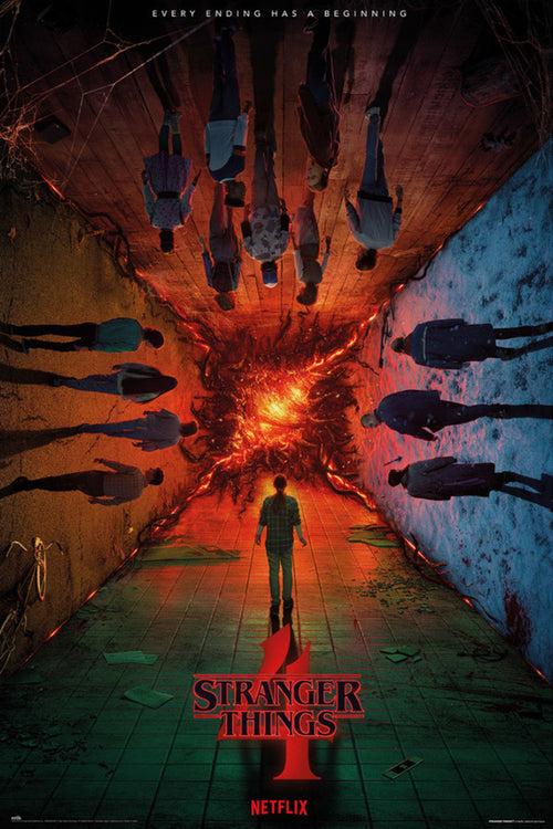 grupo erik gpe5755 stranger things teaser season 4 poster 61x91 5cm | Yourdecoration.de