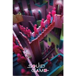 Grupo Erik Pp35008 Poster El Juego Del Calamar Crazy Stairs | Yourdecoration.de